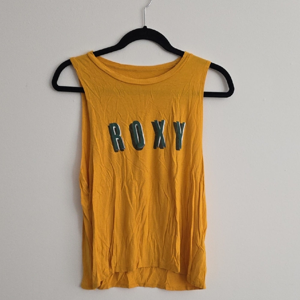 Roxy Mustard Yellow Muscle Tee